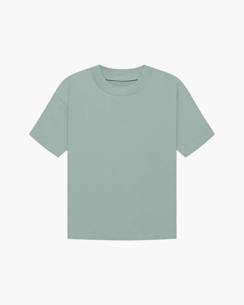 Premium Solid Cotton Blend T-Shirt: Classic Round Neck, Half Sleeve, Versatile Style