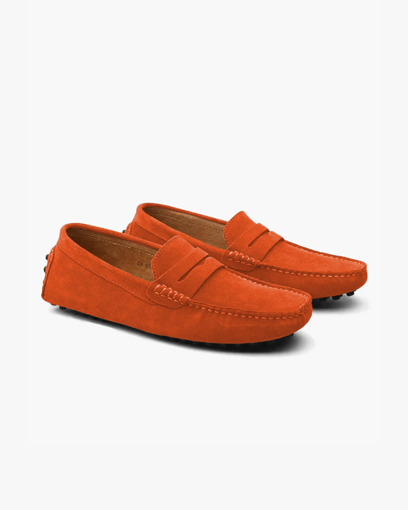Premium Suede Driver Loafers for Men - Luxurious Slip-On Comfort Style