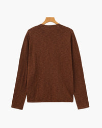 Premium Linen Cotton Blend Crewneck Tee: Soft, Breathable, Versatile Style