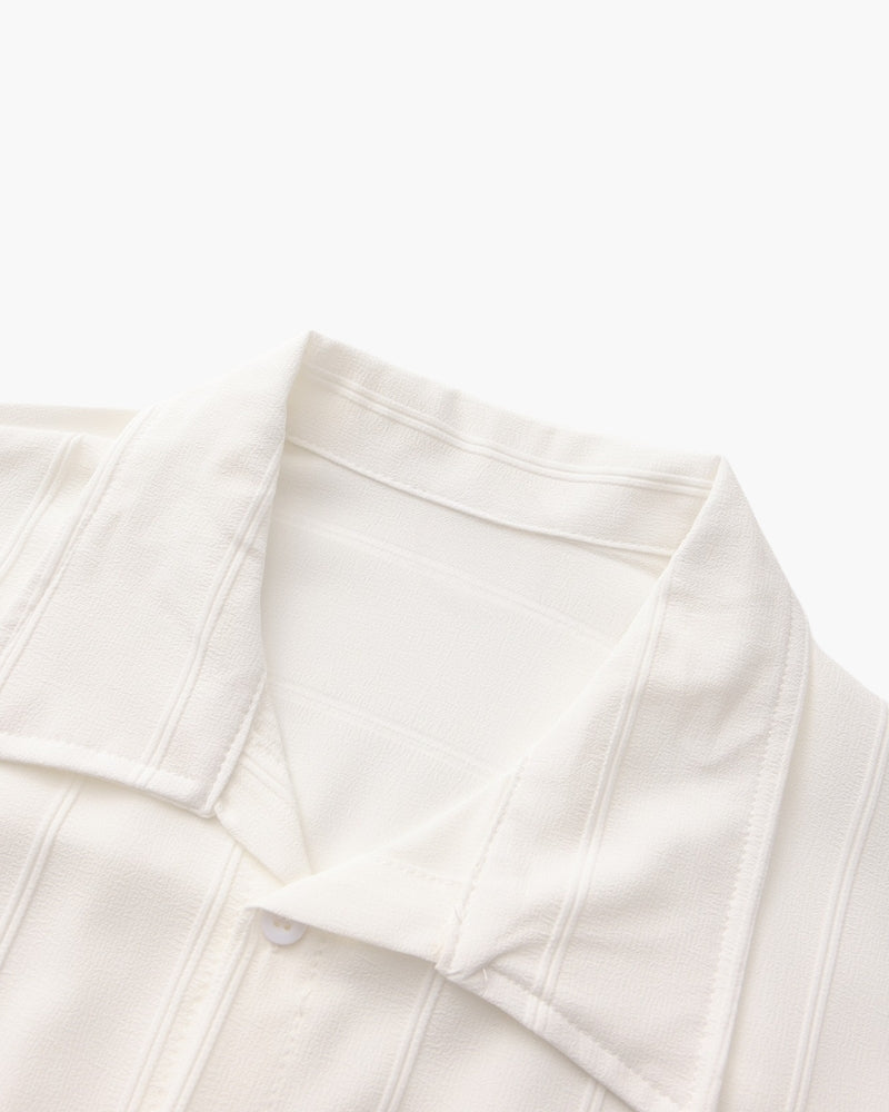 Men's St. Tropez Ribbed Knit Shirt - Stylish Casual Comfort