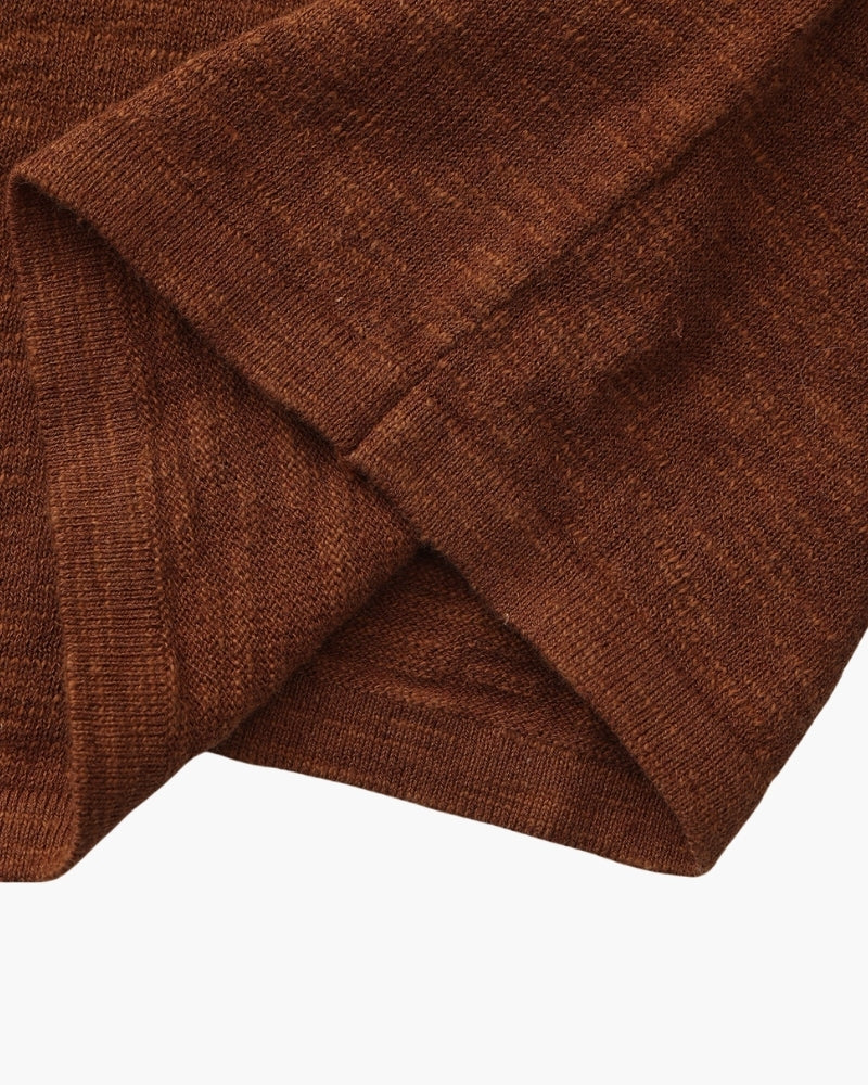 Premium Linen Cotton Blend Crewneck Tee: Soft, Breathable, Versatile Style