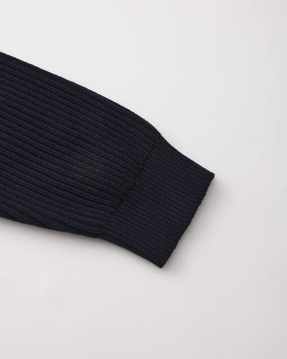 Classic Men's Rib Knit Crewneck Sweater - Soft Wool Blend Luxury Apparel