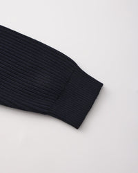 Classic Men's Rib Knit Crewneck Sweater - Soft Wool Blend Luxury Apparel