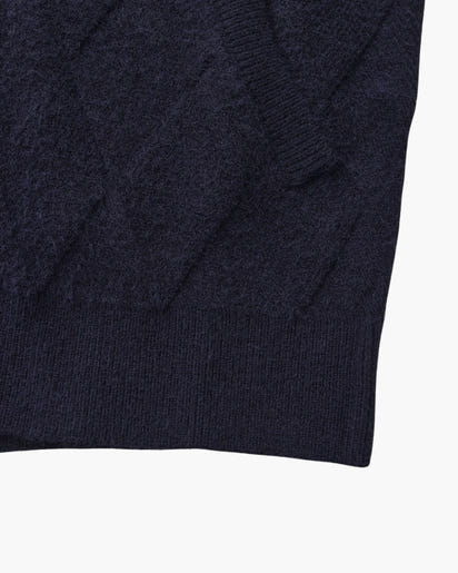 Premium Diamond Knit Zip Cardigan for Men – Stylish Warmth & Timeless Elegance