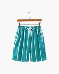 Men's Tide Striped Quick-Dry Swim Briefs with Supportive Elastic Waistband