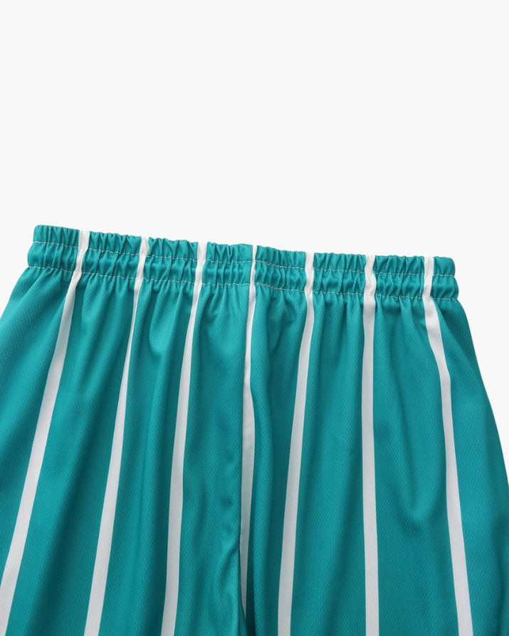 Men's Tide Striped Quick-Dry Swim Briefs with Supportive Elastic Waistband