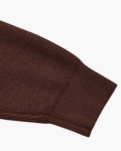 Men's Luxury Half-Zip Knit Pullover Sweater - Ribbed Texture, Cotton Blend