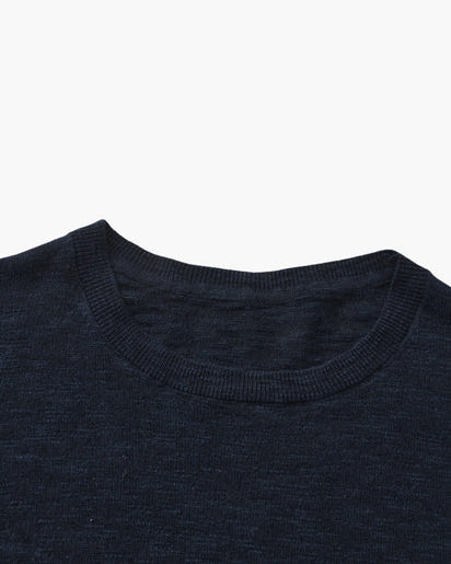 Premium Linen Cotton Blend Crewneck Tee: Soft, Breathable, Versatile Style