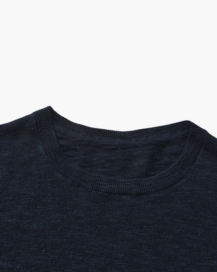 Premium Linen Cotton Blend Crewneck Tee: Soft, Breathable, Versatile Style