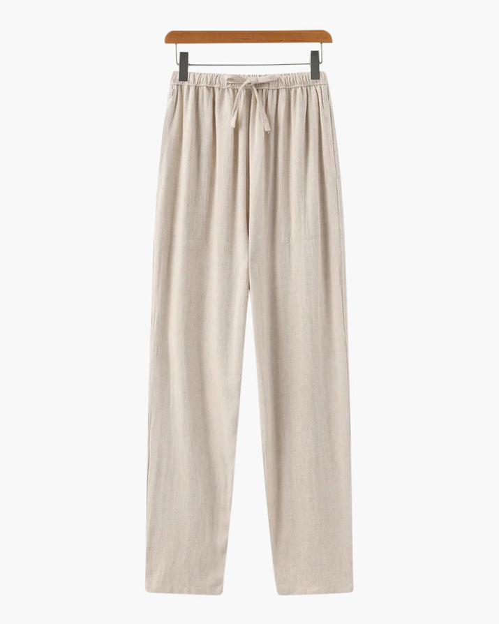 Marrakech Men's Slim Fit Linen Pants: Lightweight, Breathable, Stylish Comfort