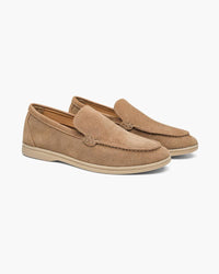 Old Money Premium Suede Driver Loafers: Men's Luxury Slip-On Comfort