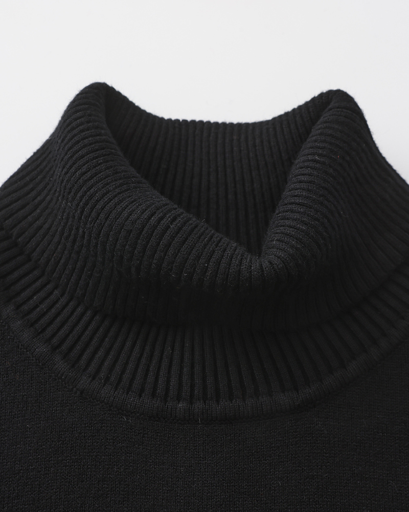 Luxurious Merino Wool Turtleneck for Men - Warm, Soft, Stylish, Versatile