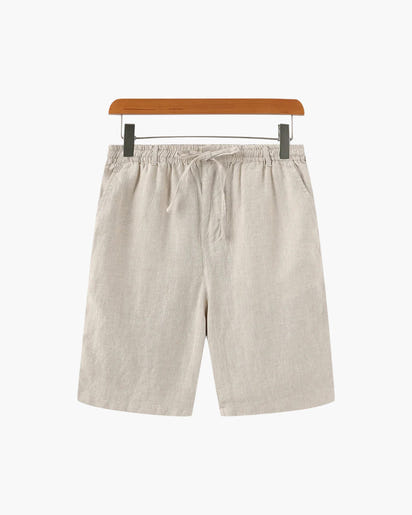 Casablanca Men's Premium Linen Shorts: Lightweight, Breathable for Effortless Summer Comfort