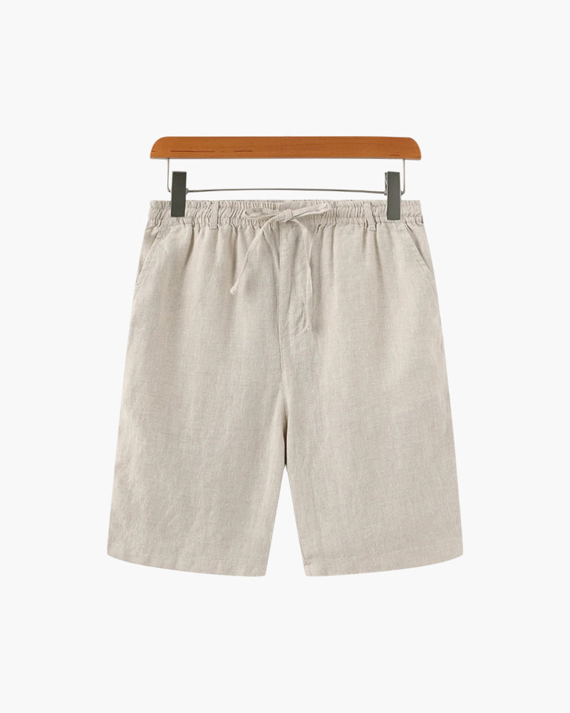 Casablanca Men's Premium Linen Shorts: Lightweight, Breathable for Effortless Summer Comfort