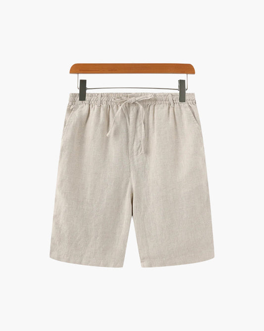 Casablanca Men's Premium Linen Shorts: Lightweight, Breathable for Effortless Summer Comfort