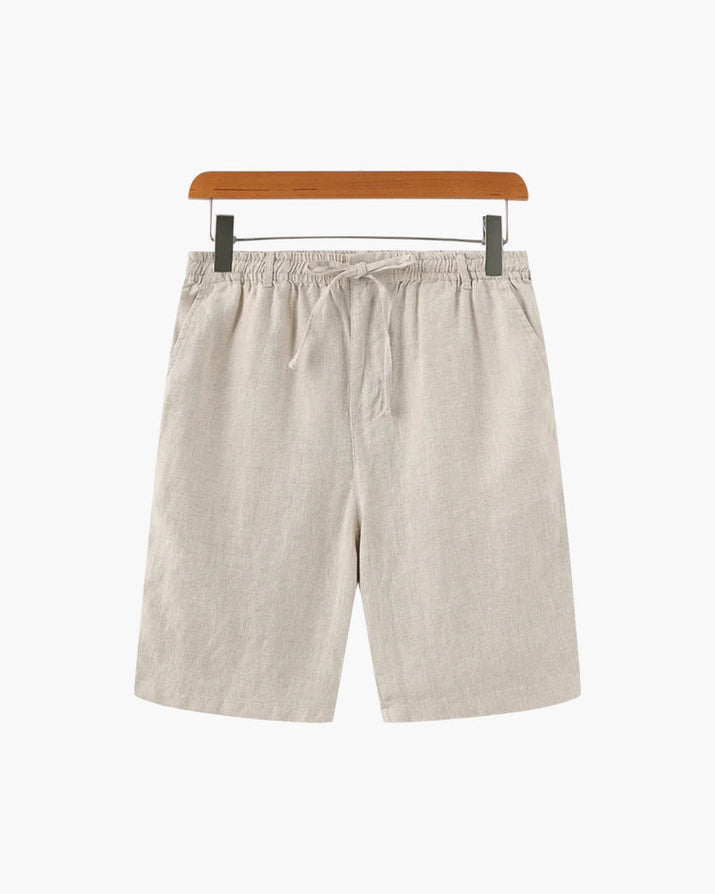Casablanca Men's Premium Linen Shorts: Lightweight, Breathable for Effortless Summer Comfort