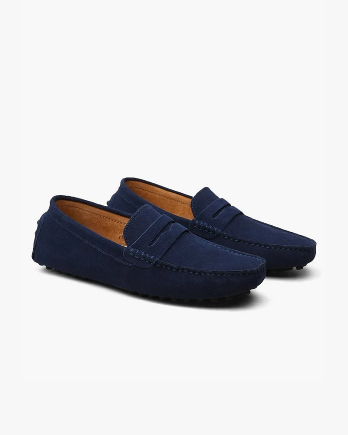 Premium Suede Driver Loafers for Men - Luxurious Slip-On Comfort Style