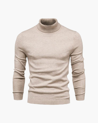 Luxurious Merino Wool Turtleneck for Men - Warm, Soft, Stylish, Versatile