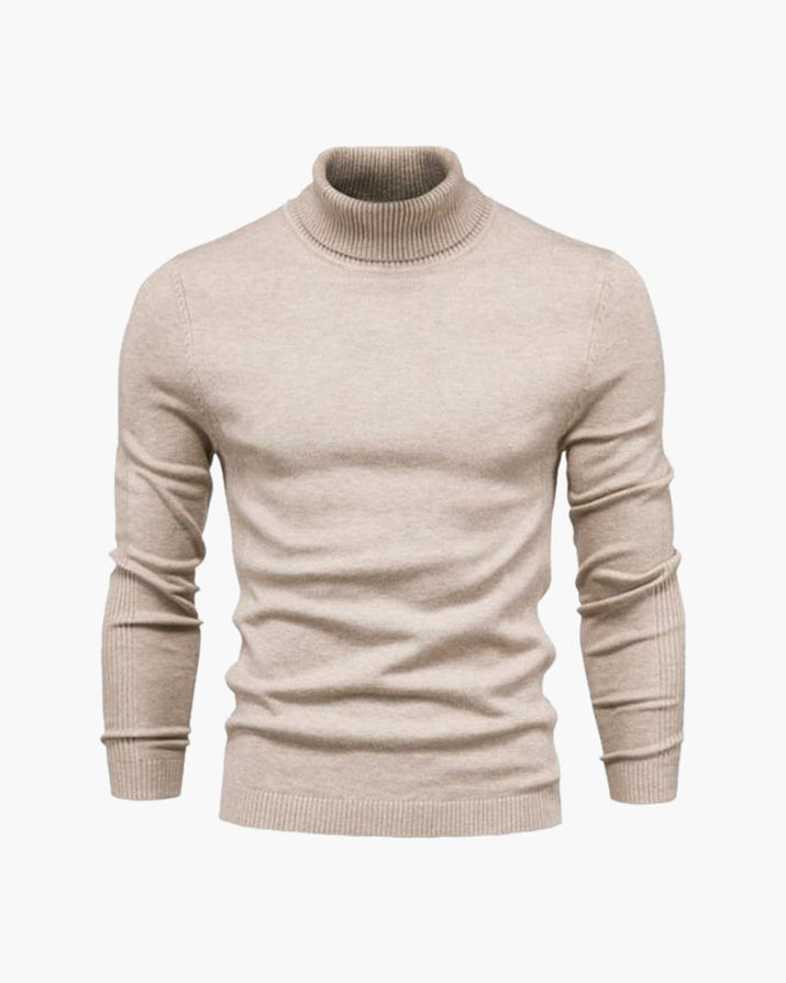 Luxurious Merino Wool Turtleneck for Men - Warm, Soft, Stylish, Versatile