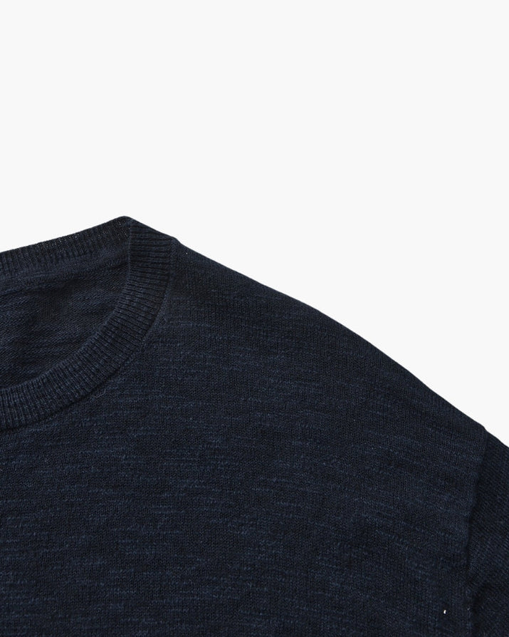 Premium Linen Cotton Blend Crewneck Tee: Soft, Breathable, Versatile Style