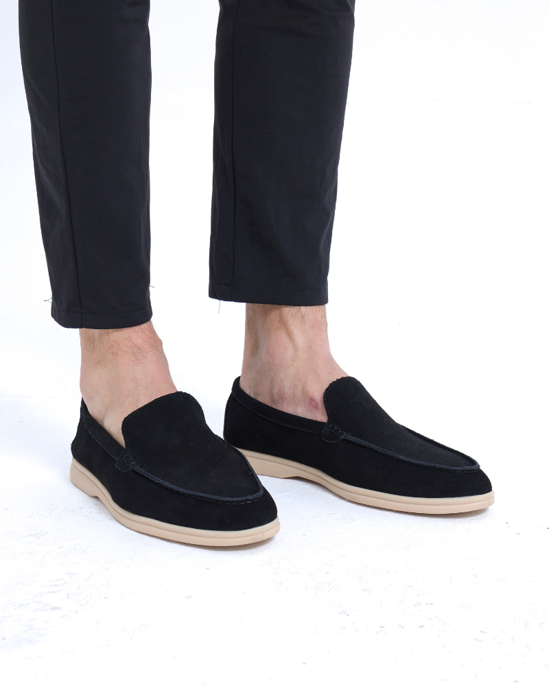 Old Money Premium Suede Driver Loafers: Men's Luxury Slip-On Comfort