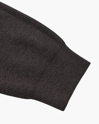 Men's Luxury Half-Zip Knit Pullover Sweater - Ribbed Texture, Cotton Blend