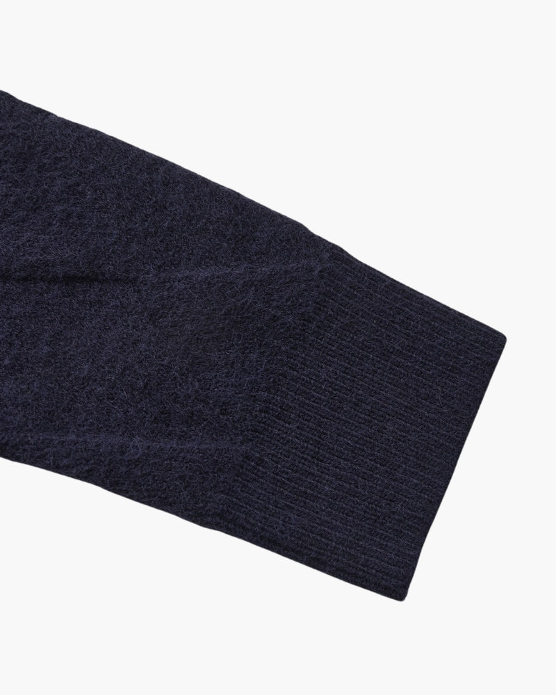 Timeless Diamond Knit Crewneck Sweater - Premium Wool Blend for Men