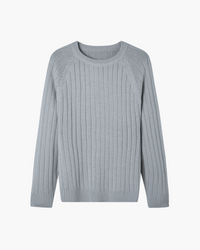 Men's 100% Premium Wool Knit Sweater for Timeless Autumn Winter Style