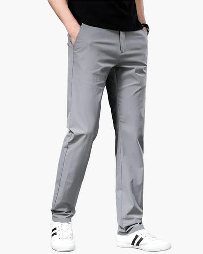 Stylish Porto Chino Pants: Comfortable Cotton Spandex Blend, Loose Fit