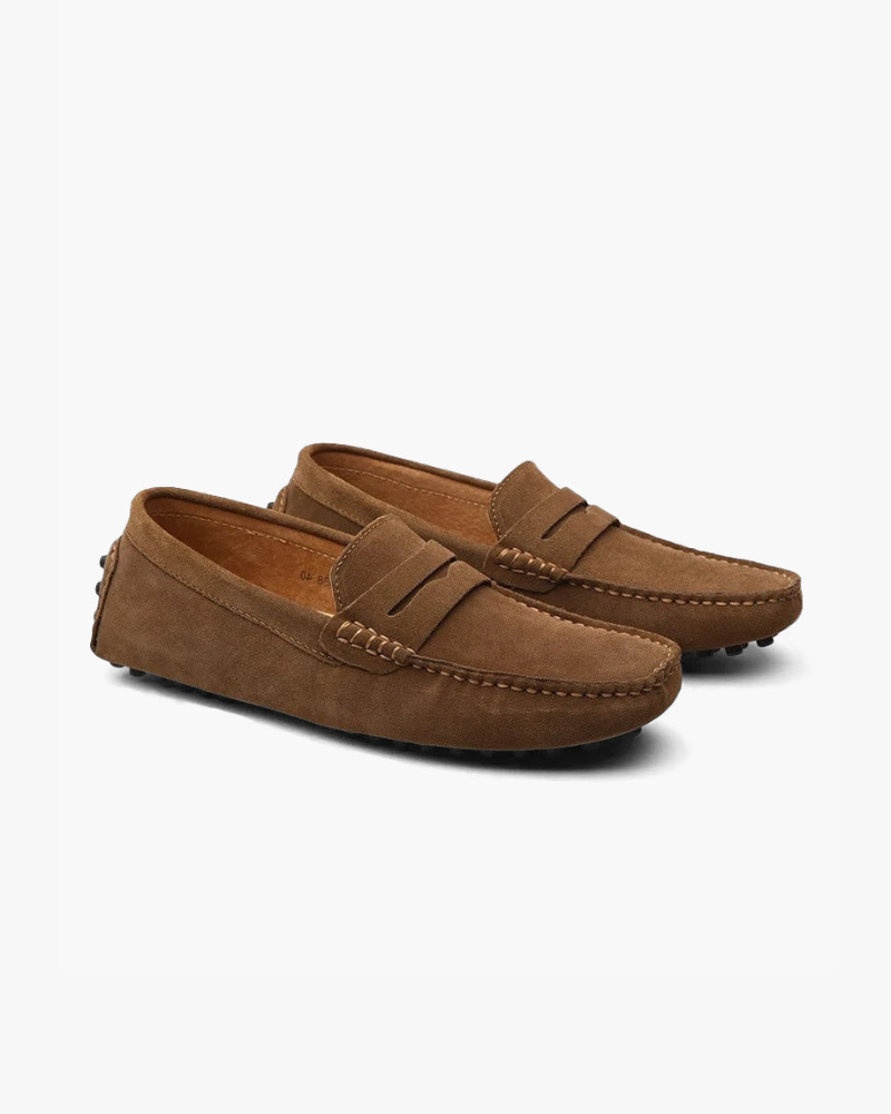 Premium Suede Driver Loafers for Men - Luxurious Slip-On Comfort Style