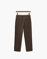 Sophisticated Men's Wool Blend Tailored Trousers - Smart, Versatile, Comfortable