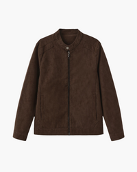 Men's Premium Suede Leather Jacket: Luxurious, Classic Fit, Warm Winter Outerwear