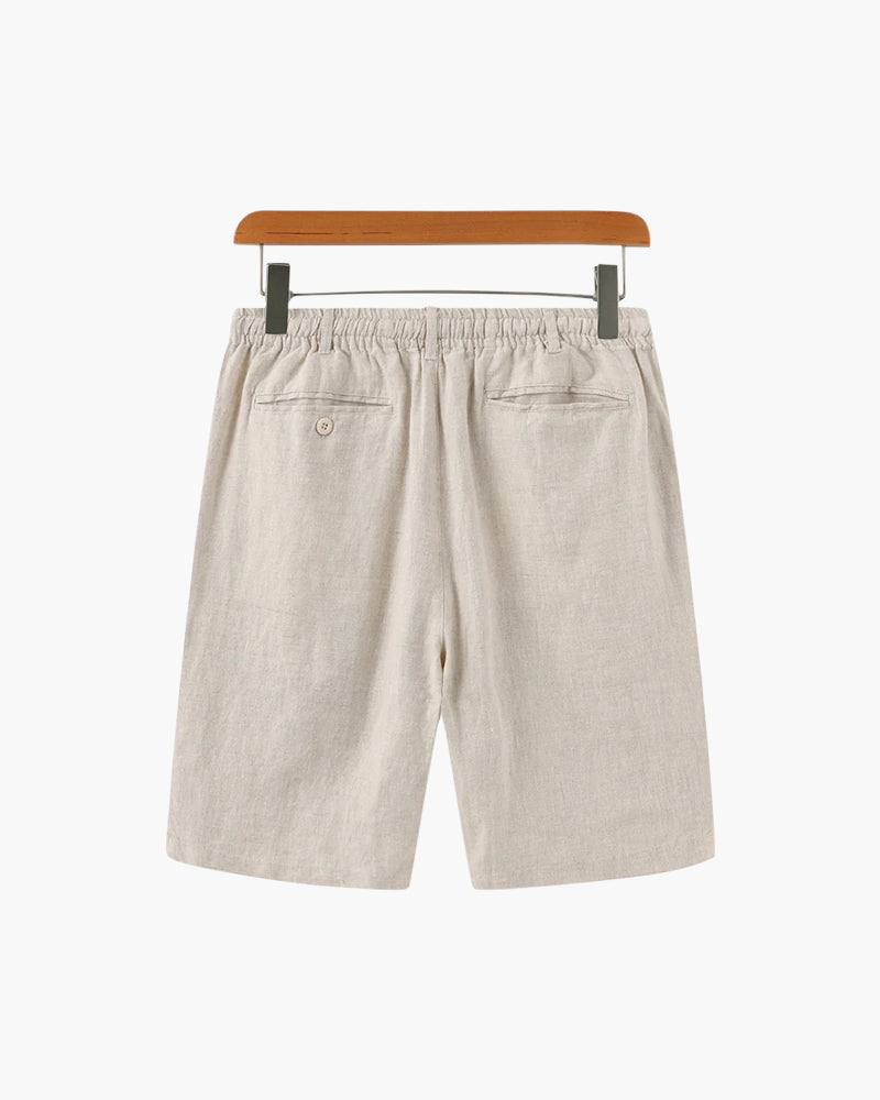 Casablanca Men's Premium Linen Shorts: Lightweight, Breathable for Effortless Summer Comfort