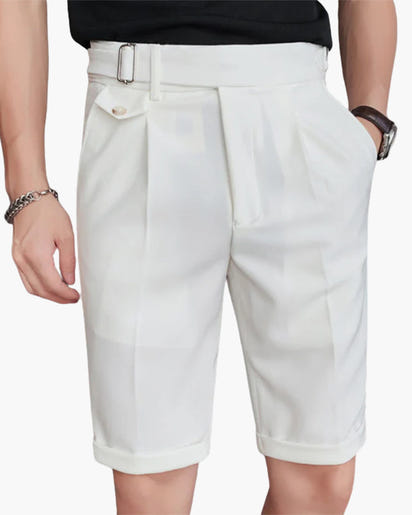 Men's Casual Comfort Cotton Blend Paris Style Short Pants