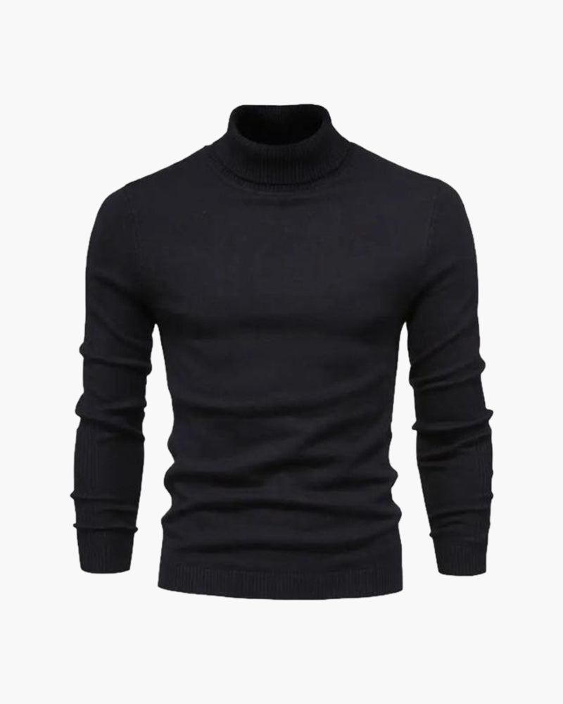 Luxurious Merino Wool Turtleneck for Men - Warm, Soft, Stylish, Versatile