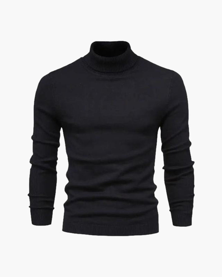 Luxurious Merino Wool Turtleneck for Men - Warm, Soft, Stylish, Versatile