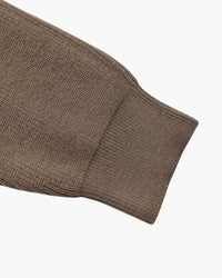 Men's Luxury Half-Zip Knit Pullover Sweater - Ribbed Texture, Cotton Blend