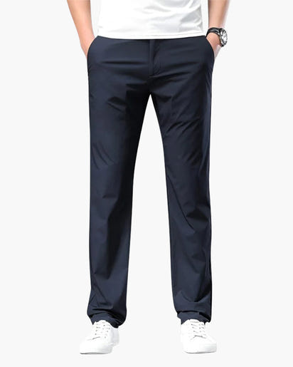 Stylish Porto Chino Pants: Comfortable Cotton Spandex Blend, Loose Fit