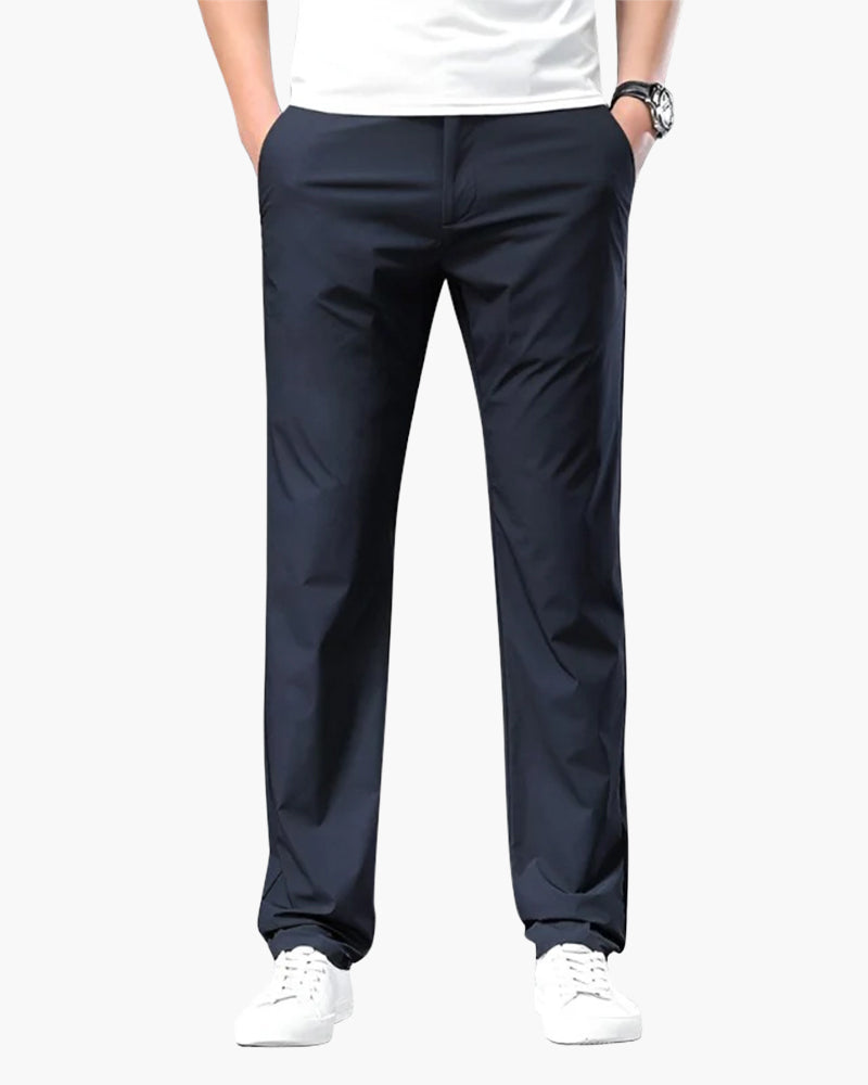 Stylish Porto Chino Pants: Comfortable Cotton Spandex Blend, Loose Fit