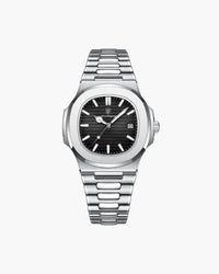 Geneva Classic Men's Waterproof Stainless Steel Quartz Analog Wristwatch Luminous Dial