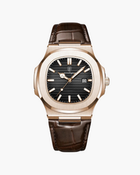 Lisbon Men's Elegant Leather Watch: Precision Stainless Steel Case, Chronograph Functions