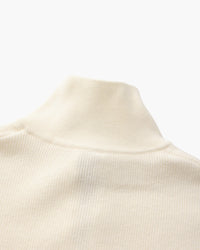 Men's Luxury Half-Zip Knit Pullover Sweater - Ribbed Texture, Cotton Blend