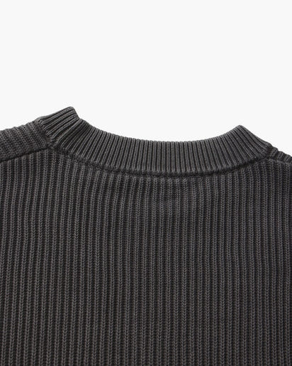 Classic Men's Rib Knit Crewneck Sweater - Soft Wool Blend Luxury Apparel