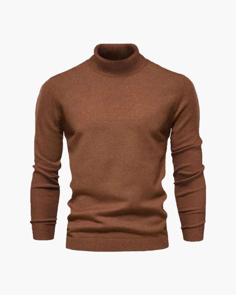 Luxurious Merino Wool Turtleneck for Men - Warm, Soft, Stylish, Versatile
