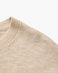 Premium Linen Cotton Blend Crewneck Tee: Soft, Breathable, Versatile Style