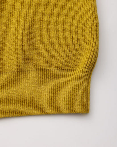 Men's Luxury Half-Zip Knit Pullover Sweater - Ribbed Texture, Cotton Blend