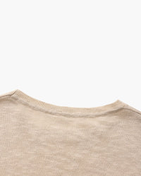 Premium Linen Cotton Blend Crewneck Tee: Soft, Breathable, Versatile Style