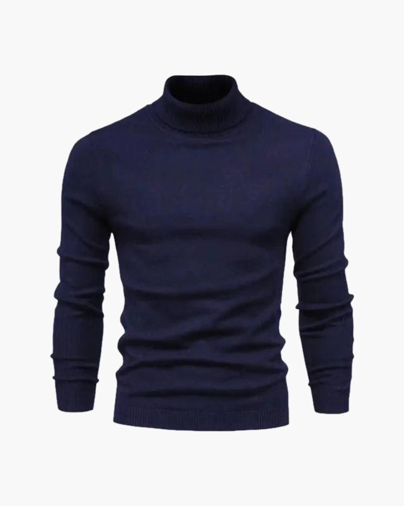 Luxurious Merino Wool Turtleneck for Men - Warm, Soft, Stylish, Versatile