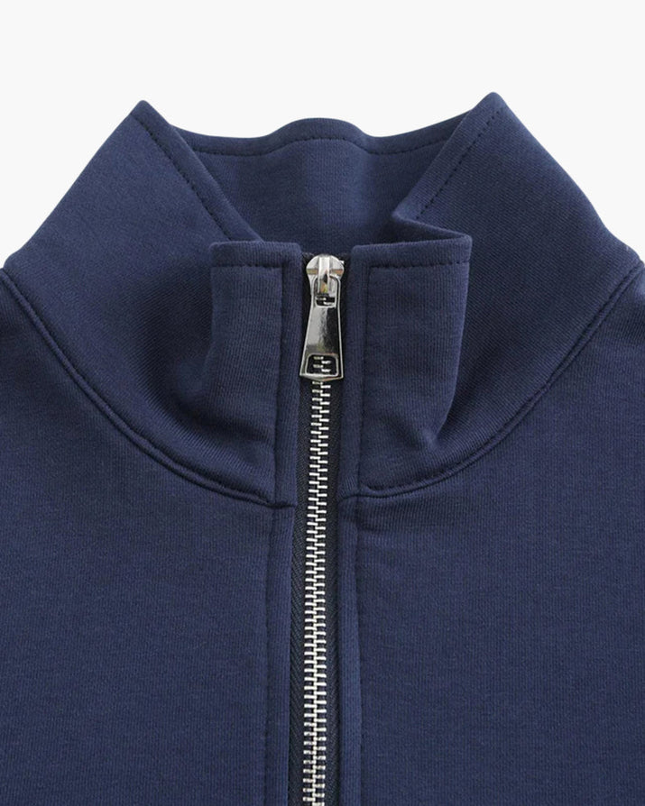 Luxurious Organic Cotton Full-Zip Hoodie for Men - Miami Comfort Style