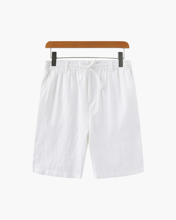 Casablanca Men's Premium Linen Shorts: Lightweight, Breathable for Effortless Summer Comfort